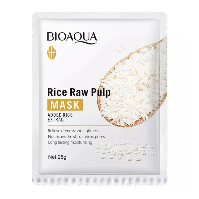Маска тканинна Bioaqua з екстрактом рису оптом