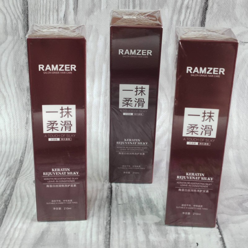 Незмивний кондиціонер для волосся RAMZER Keratin Rejuvenat