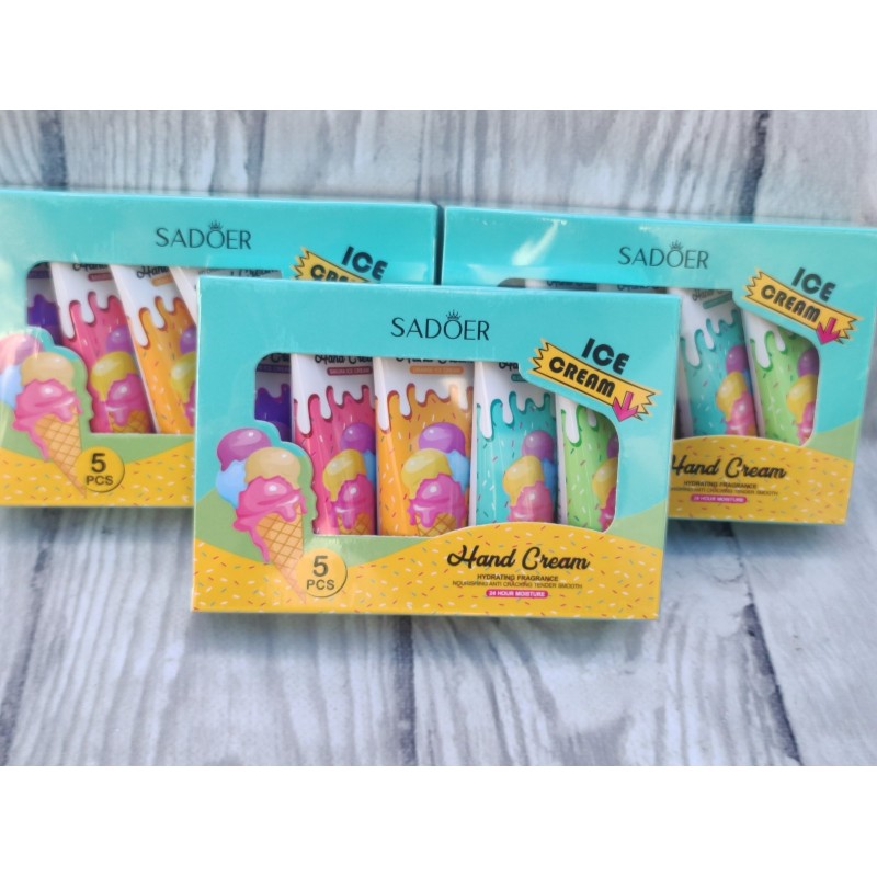 Набір кремів для рук "Sadoer" 5*20g оптом