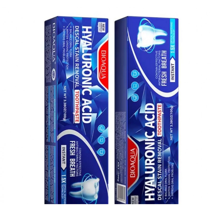 Зубна паста Bioaqua Hyaluronic Acid 100g оптом