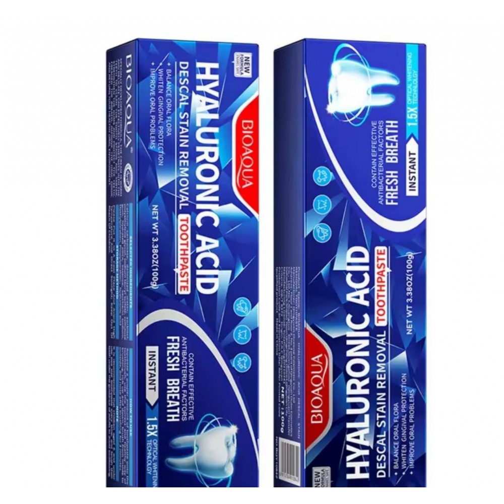 Зубна паста Bioaqua Hyaluronic Acid 100g оптом