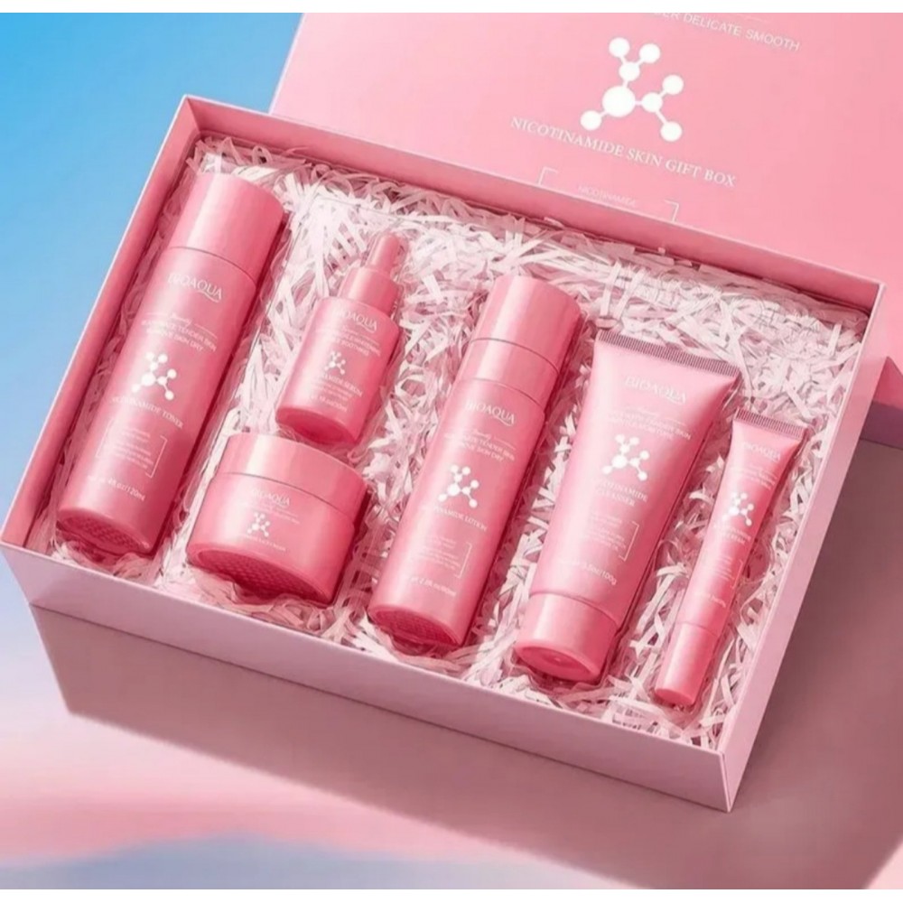 Набір 6в1 Bioaqua Nicotinamide Skin Gift Box оптом