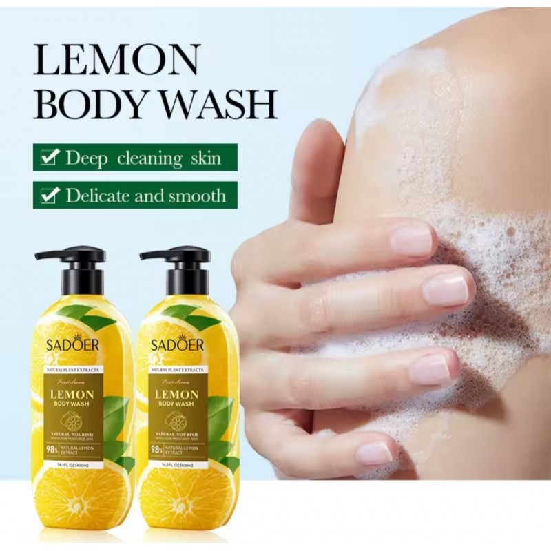Крем - гель для душу Sadoer Lemon 400ml оптом