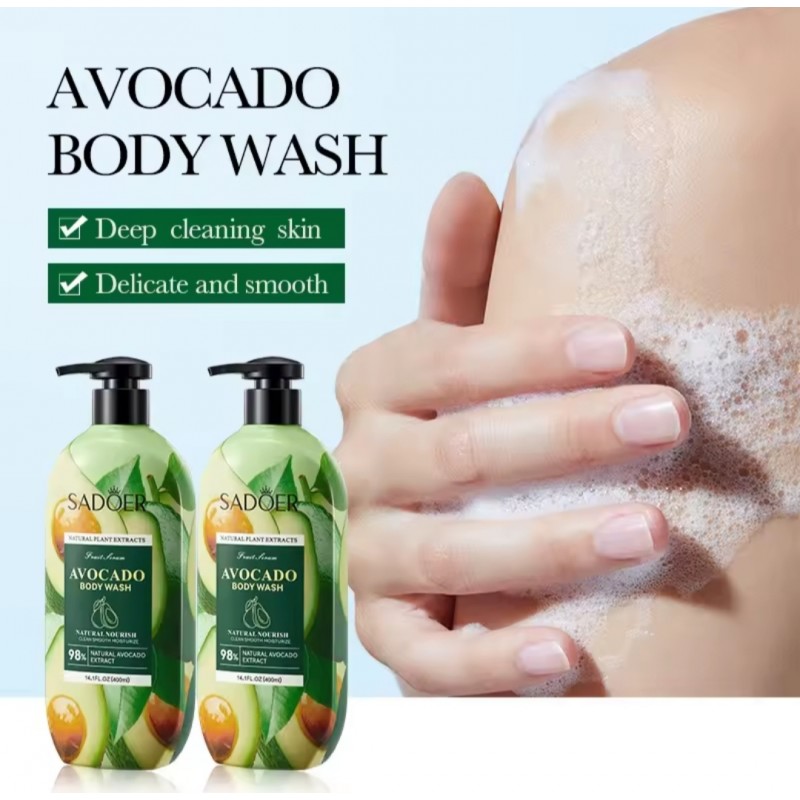 Крем - гель для душу Sadoer Avocado 400ml оптом