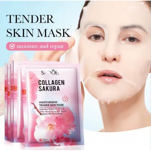 Маска тканинна для обличчя Collagen Sakura оптом