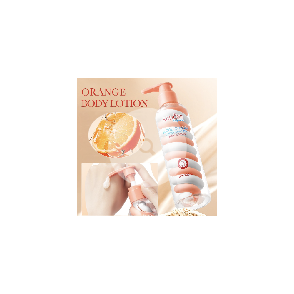 Зволожуючий гелево-кремовий лосьон для тіла Sadoer Orange 200ml