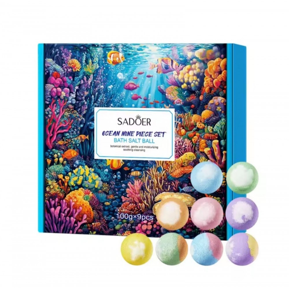 Набір бомбочок для ванни Sadoer 9 шт Ocean Nine Piece Set оптом