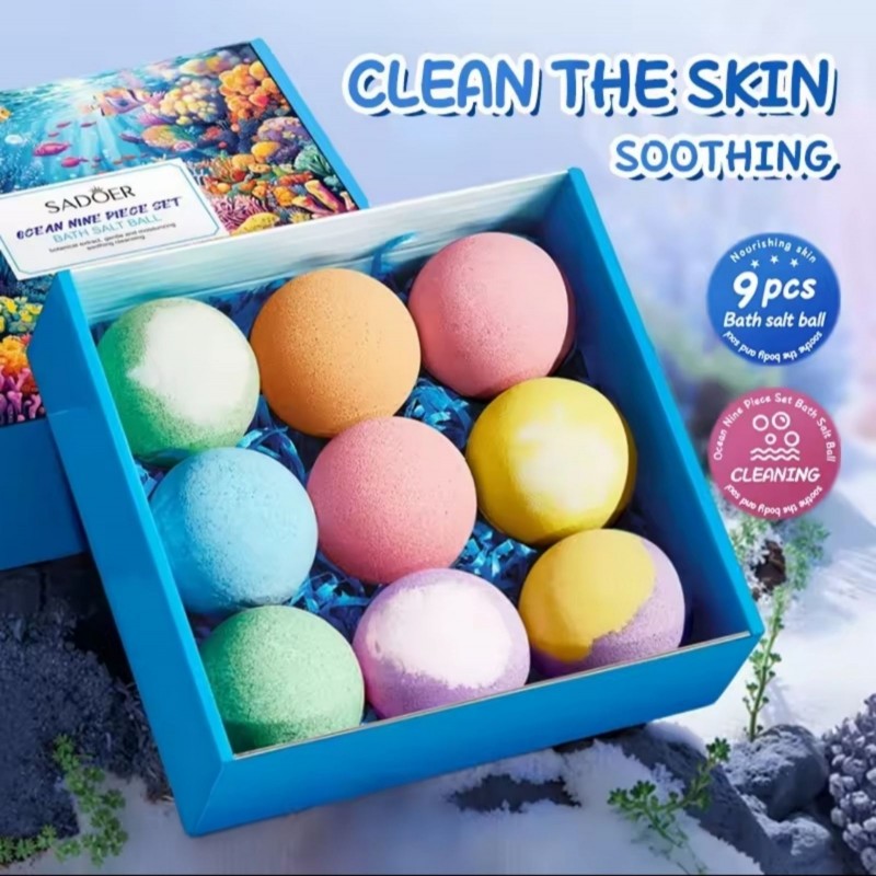 Набір бомбочок для ванни Sadoer 9 шт Ocean Nine Piece Set оптом