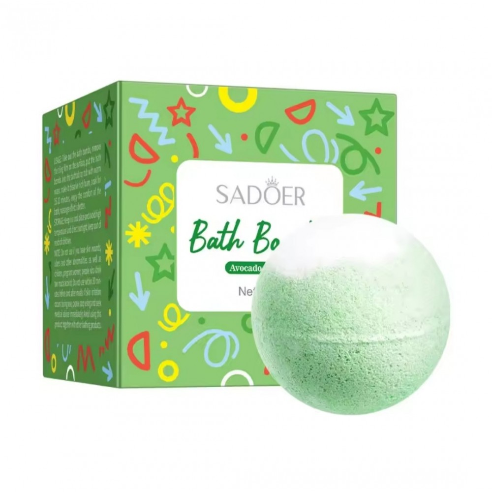 Бомбочки для ванни Sadoer Bath Bomb "Avocado" оптом