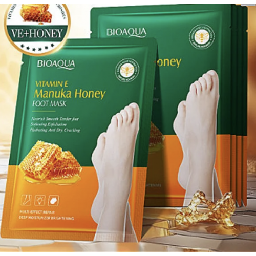 Маска-шкарпетка для догляду за ніжками Bioaqua Manuka Honey