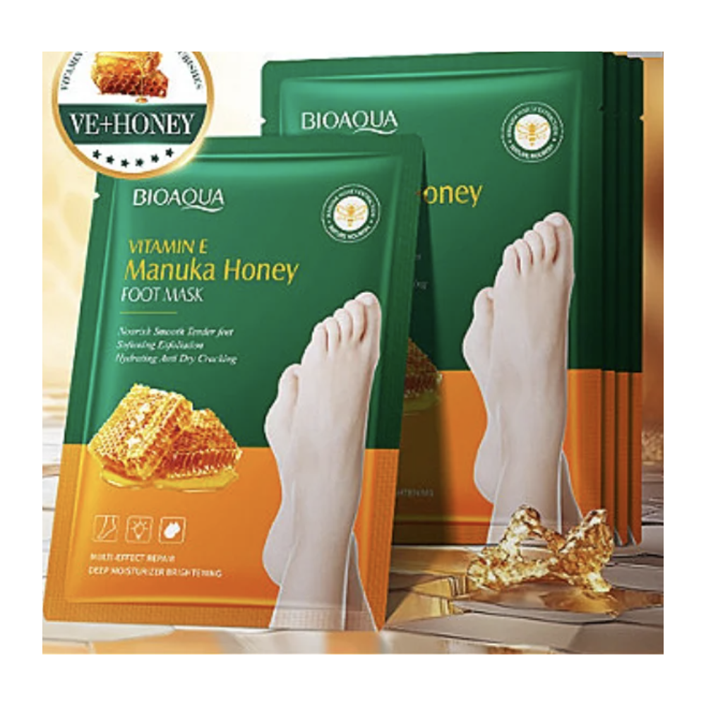 Маска-шкарпетка для догляду за ніжками Bioaqua Manuka Honey