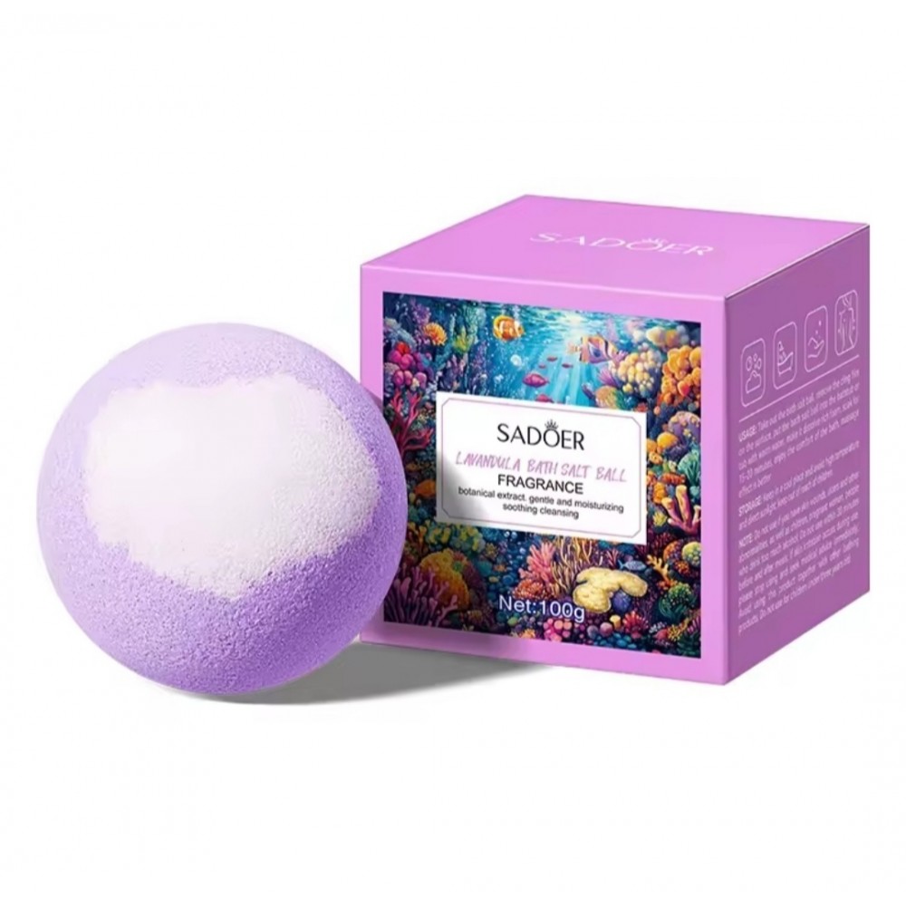 Бомбочка для ванни Sadoer Lavandula Bath Salt Ball оптом