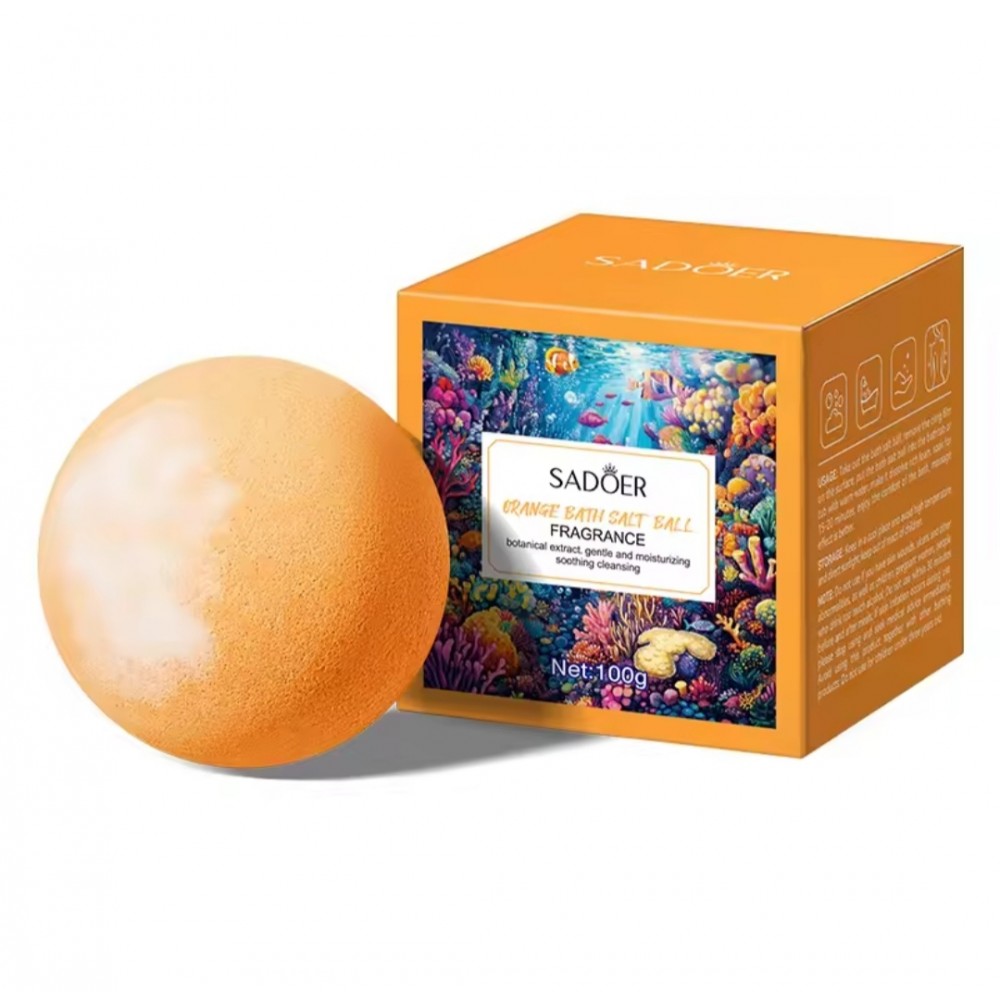 Бомбочка для ванни Sadoer Orange Bath Salt Ball оптом