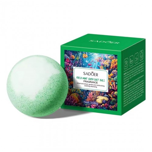 Бомбочка для ванни Sadoer Field Mint Bath Salt Ball оптом