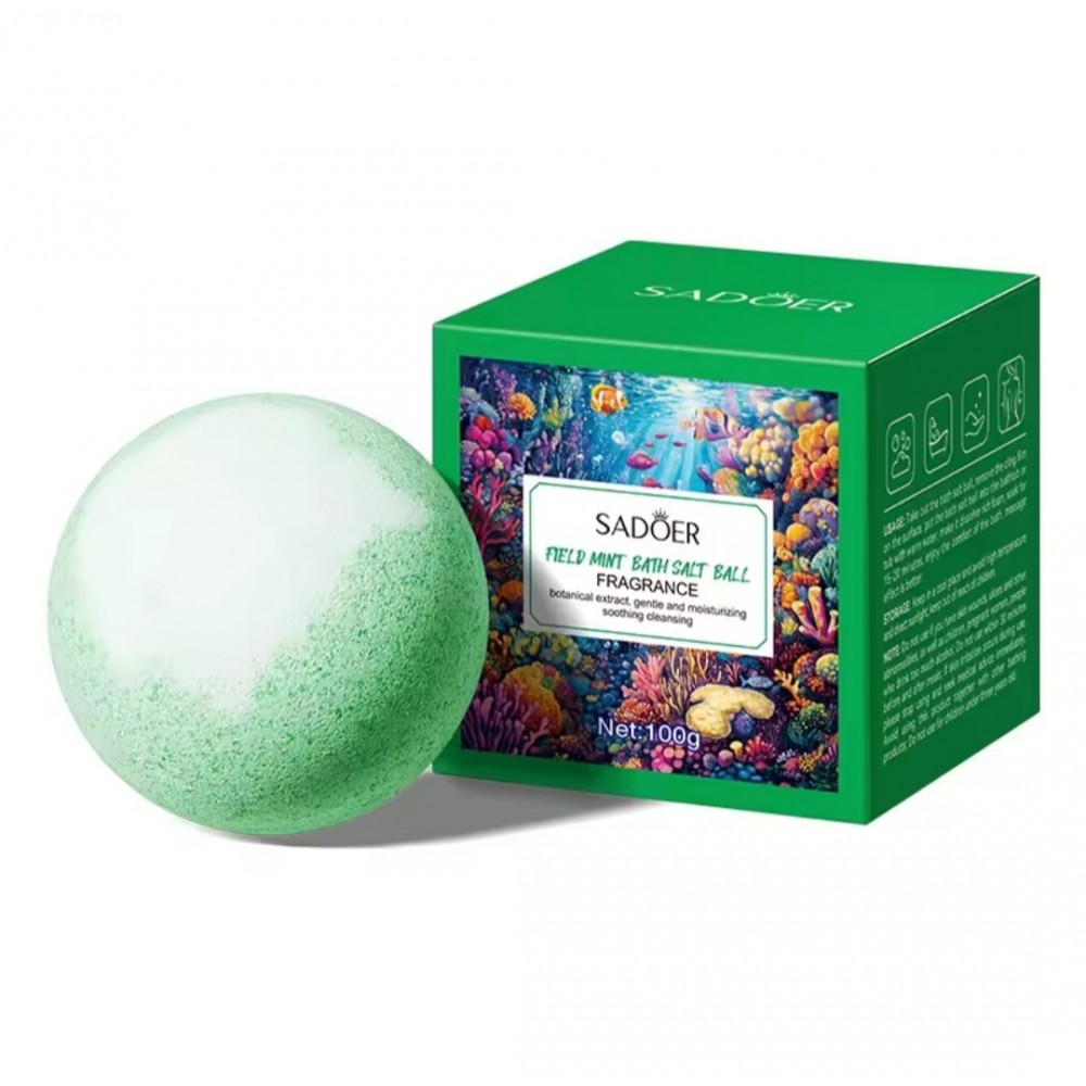 Бомбочка для ванни Sadoer Field Mint Bath Salt Ball оптом