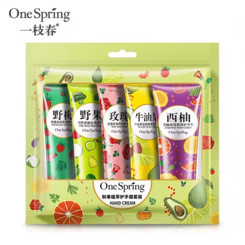 Крем для рук 5в1 набір One Spring оптом