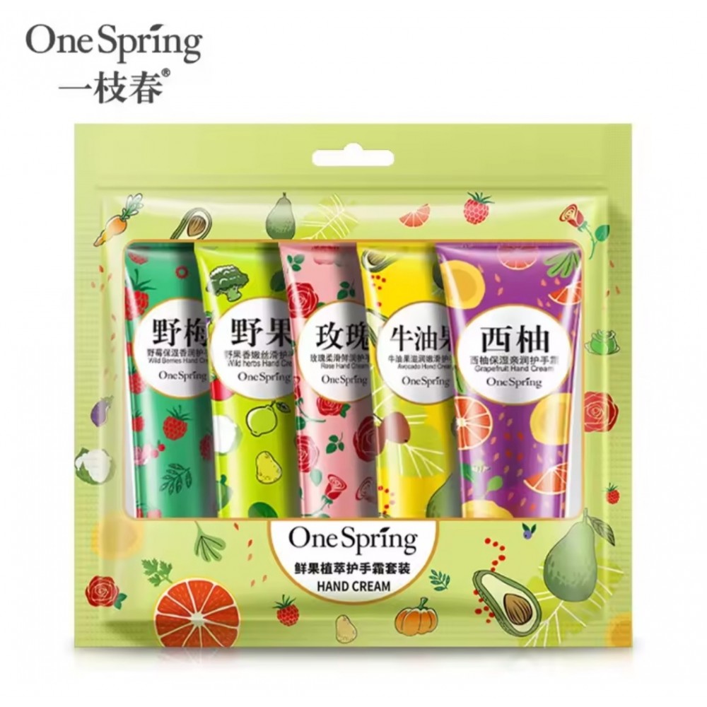 Крем для рук 5в1 набір One Spring оптом