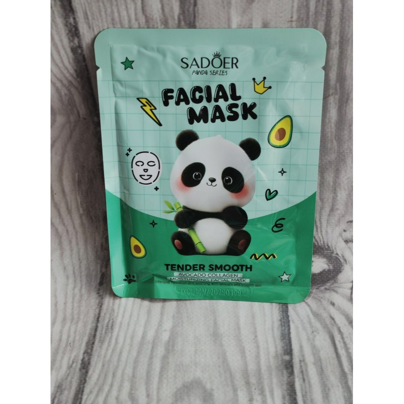 Тканинна маска для обличчя Sadoer Avocado Panda оптом