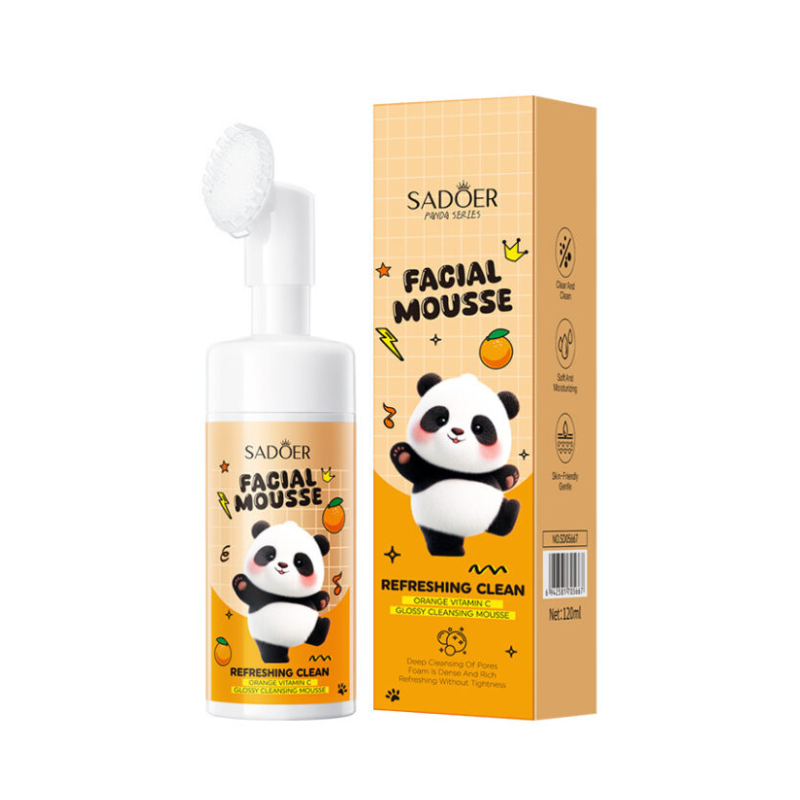 Пінка - мус Sadoer Panda з вітаміном С для вмивання обличчя