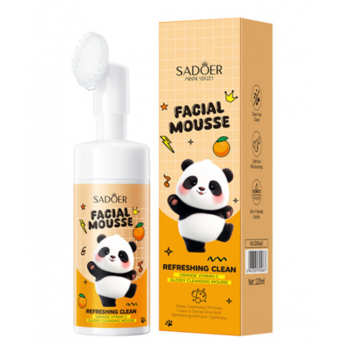 Пінка - мус Sadoer Panda з вітаміном С для вмивання обличчя