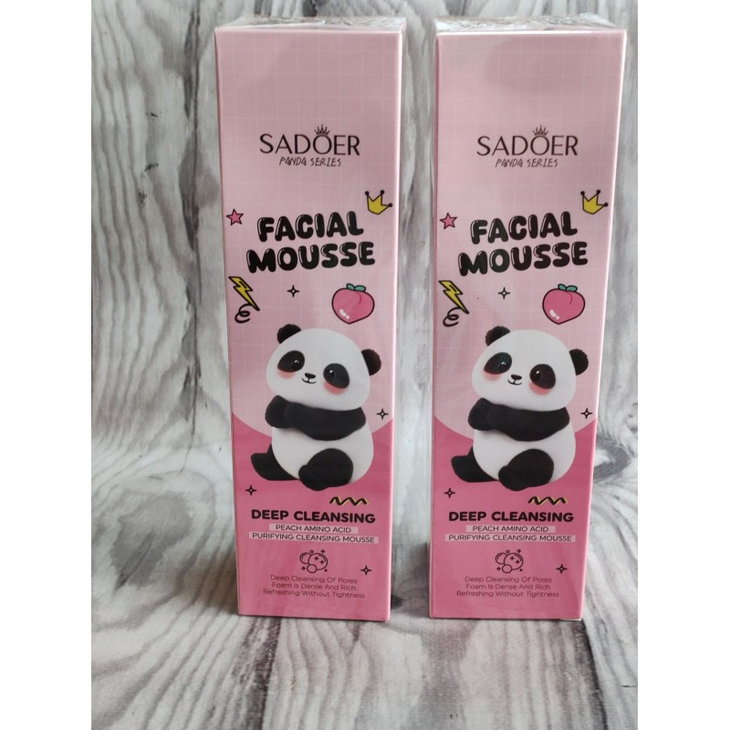 Пінка - мус Sadoer Panda з амінокислотами персика для вмивання