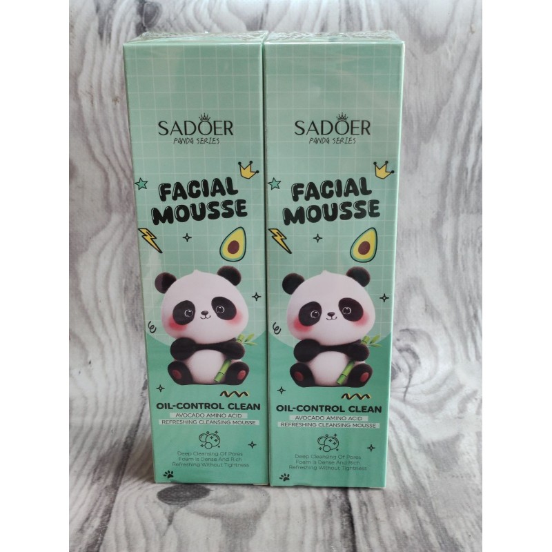 Пінка - мус Sadoer Panda з екстрактом авокадо для вмивання