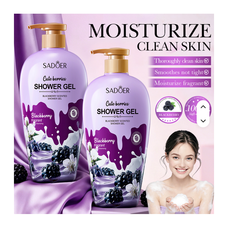 Парфумований гель для душу Sadoer Cute Berries Shower Gel 1