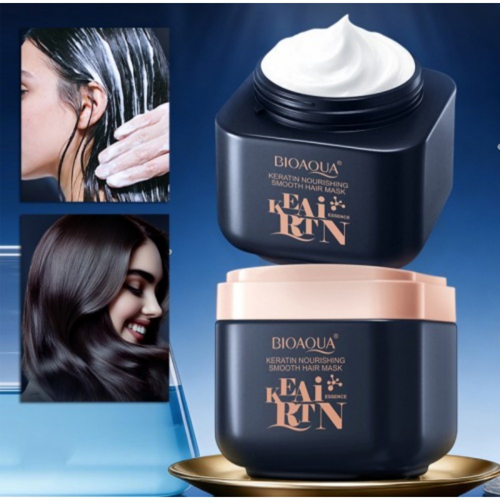 Живильна маска для волосся Bioaqua Keratin Nourishing Smooth
