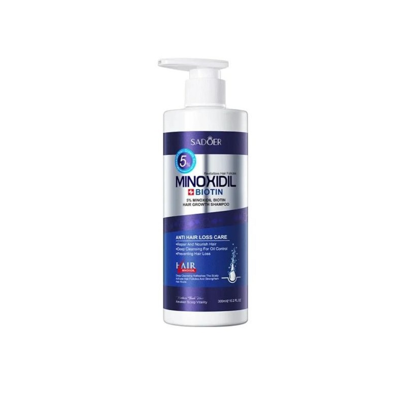 Шампунь для росту та зміцнення волосся Sadoer Minoxidil 300 ml