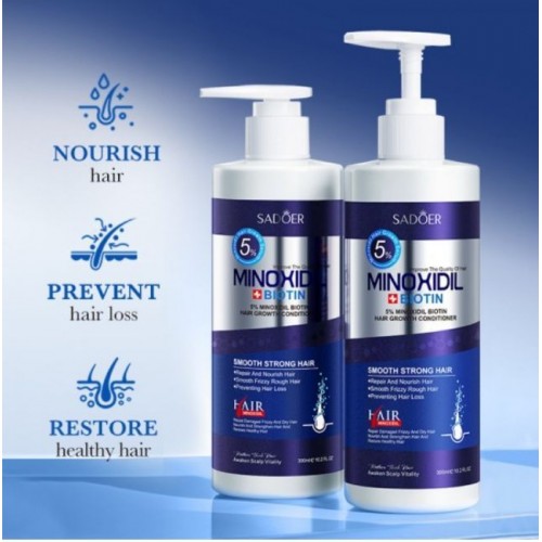 Кондиціонер для росту та зміцнення волосся Sadoer Minoxidil 300