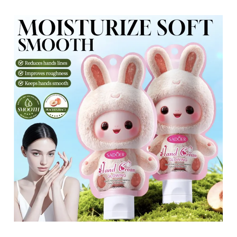Парфумований крем для рук Sadoer Glowing Peach Niacinamide 60g